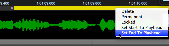 Playback Range - set end